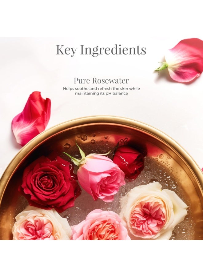 Forest Essentials Facial Tonic Mist with Pure Rosewater | Hydrating Steam Distilled Ayurvedic Toner for Fresh, Dewy Skin | Minimises Pores & Refreshes Skin 130 ml - Image 2